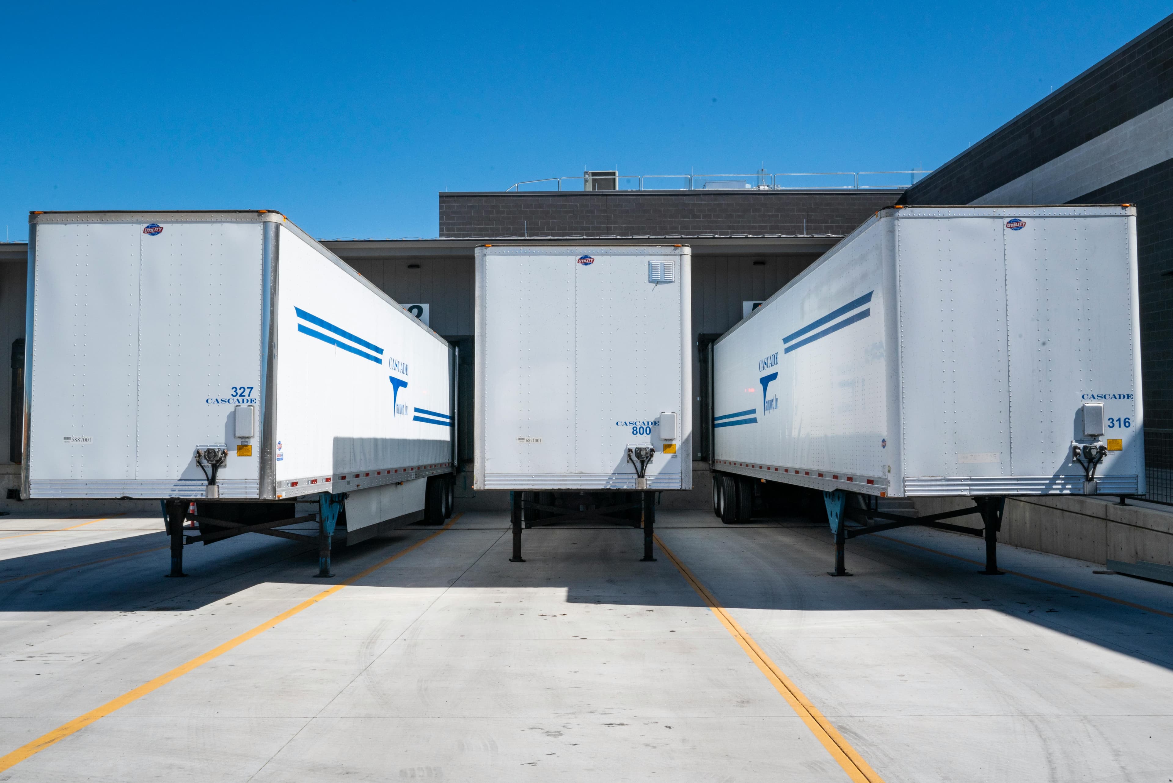 Logistik und Team im Einsatz